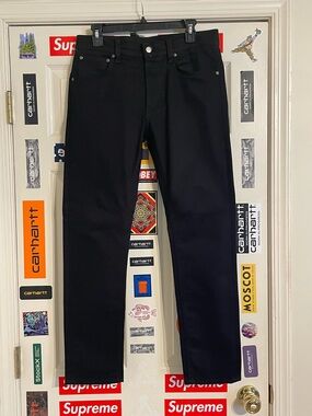 Nudie lean dean denim in everblack